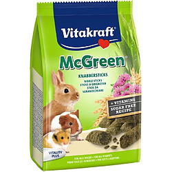 VITAKRAFT Mc Green Friandise pour petits mammiferes - Lot de 7 boîtes de 50 g