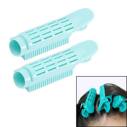 Hair Root Bigoudi Roller Clip Salon De Coiffure Coiffure DIY Mint Green pas cher