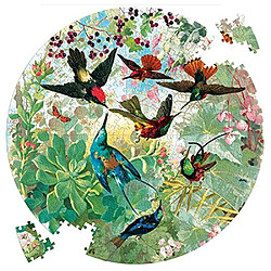 eeBoo Piece and Love colibris 500 piAces puzzle cercle rond