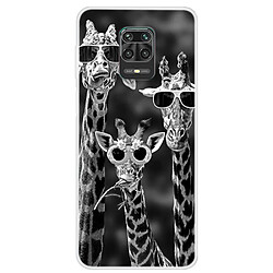 Coque en TPU impression de motifs girafe pour votre Xiaomi Redmi Note 9S/Note 9 Pro Max/Note 9 Pro