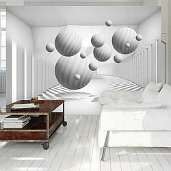 Paris Prix Papier Peint Balls in White 105 x 150 cm