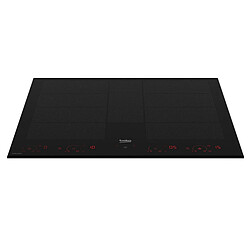 Avis Table de cuisson induction 60cm 4 feux 7400w noir - HII68811NT - BEKO