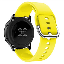 Bracelet en silicone 20mm jaune pour votre Garmin Move Luxe/Move Style/Move 3/Move Venu