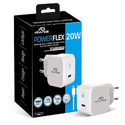 Acheter Advance Chargeur Secteur universel USB et USB-C POWERFLEX TURBO 20W - Pour téléphone, tablette, switch ou montre connectée