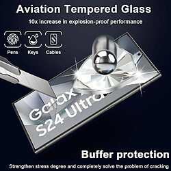 Verres Trempes et Protections Camera Arriere Transparent X2 Pour Samsung Galaxy S24 Ultra Little Boutik©