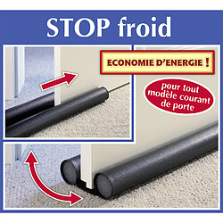 WENKO Boudin de porte Stop-froid - Noir