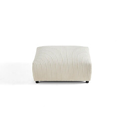 Avis Lisa Design Garance - pouf modulable - en velours côtelé