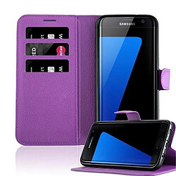 Cadorabo Coque Samsung Galaxy S7 EDGE Etui en Violet