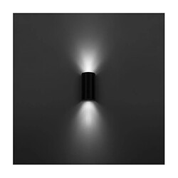 Avis Leds C4 Applique murale extérieur Foix Polycarbonate,ABS Teinté, Noir