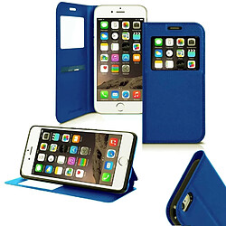 Ipomcase Coque Etui Housse de protection porte carte pour iPhone 6 et iPhone 6S -Bleu