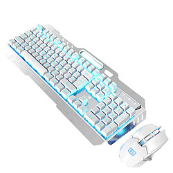 Clavier sans fil rechargeable mécanique et souris jeu Set standard Combo