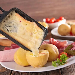 Acheter TECHWOOD Appareil Raclette 8 personnes - Noir/Argent