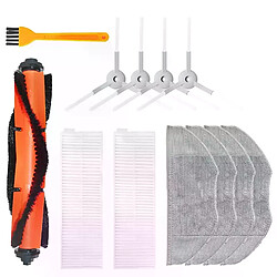 Kit de remplacement pour aspirateur Robot Xiaomi Mijia G1 MJSTG1, pièces détachées pour brosse principale, filtre Hepa, en tissu, 12 pièces