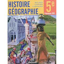 Histoire géographie 5e : programme 2010 - Occasion