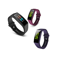 Moniteur de fréquence cardiaque Bluetooth Fitness Tracker Smart Wristband bleu