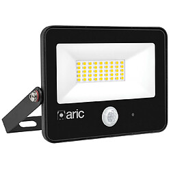 projecteur à led - aric wink 2 - 30w - 3000k - noir - sensor - aric 51302