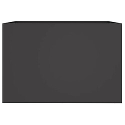 Maison Chic Jardinière,Bac à fleurs - pot de fleur noir 62x40x39 cm acier laminé à froid -GKD49283 pas cher