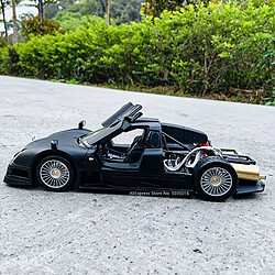 Universal 1: 18 Mercedes Benz CLK GTR alliage moulé sous pression modèle de voiture rétro modèle classique voiture décor(Le noir) pas cher