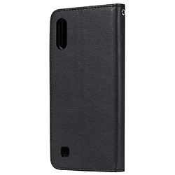 Avis Wewoo Housse Coque Pour Galaxy M10 Étui de protection à rabat horizontal de couleur unie avec support et fentes cartes et portefeuille et cadre photo et lanière noir