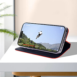 Acheter Avizar Étui pour iPhone 14 Pro Max Portefeuille Porte carte Support Vidéo rouge et bleu