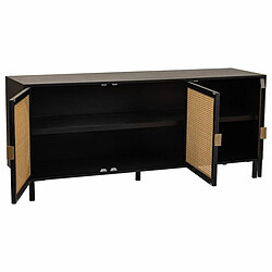 Avis Buffet Alexandra House Living Noir Naturel Rotin Bois de paulownia 45 x 86 x 165 cm