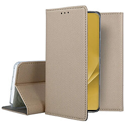 Htdmobiles Housse pour Xiaomi 12 Lite 5G - etui coque pochette portefeuille + film ecran - OR MAGNET