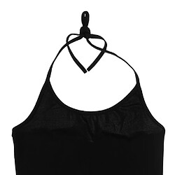 Avis danse du ventre licou gilet chemise vêtements de danse danse latine basics l noir