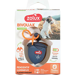 ZOLUX Flasher lumineux noisette USB Bivouak bleu.