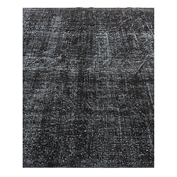 Vidal Tapis de laine 239x185 noir Ultra Vintage pas cher