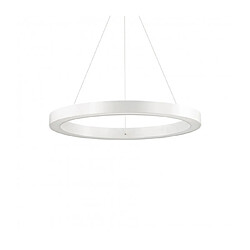 Ideal Lux Suspension LED intégré Oracle Aluminium blanc 1 ampoule 19,5cm