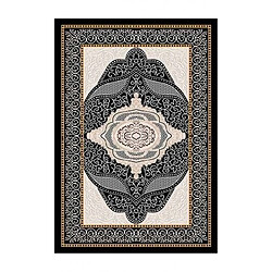 Mani Textile Tapis OTTOMAN Noir