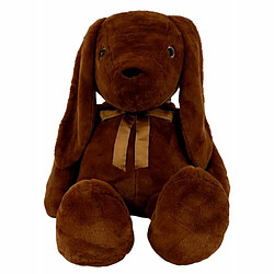 Paris Prix Peluche Enfant Lapin Nœud 70cm Marron