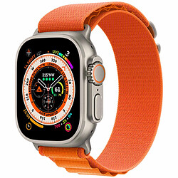 Alpine Loop Band pour l'Apple Watch Series 1-10 / SE / Ultra (2) - 42/44/45/46/49 mm - Taille S - Orange