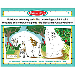 Melissa & Doug- Coloriage Point Animaux Sauvages, 19104