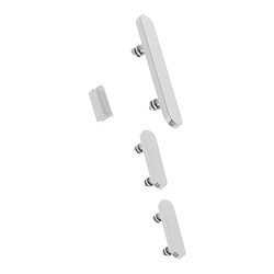 Avizar Clappio Bouton Power, Volume et Silencieux pour iPhone 12 et 12 Pro Blanc