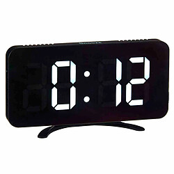 Gift Decor Montre Numérique de Table Noir ABS 15,7 x 7,7 x 1,5 cm (12 Unités)