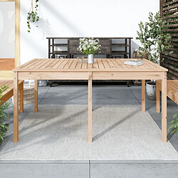 vidaXL Table de jardin 159,5x82,5x76 cm bois massif de pin