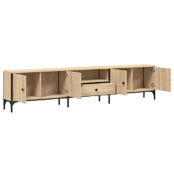 Acheter vidaXL Meuble TV à tiroir chêne sonoma 200x25x44 cm bois d'ingénierie