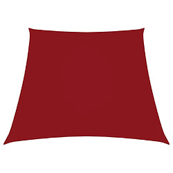 ComfortXL Voile De Parasol Tissu Oxford Trapèze 2/4x3 M Rouge