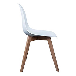 Avis The Home Deco Factory Chaise enfant scandinave bois et polypropylène Blanc.