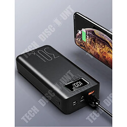 Avis TD® batterie externe portable 30000mAh charge rapide - Affichage numérique - Port de charge compatible tous téléphones