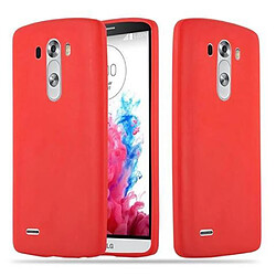 Cadorabo Coque LG G3 Etui en Rouge