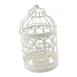 Porte-bougie De Lumière De Thé De Forme De Cage D'oiseau De Style Européen Plaqué Style01 pas cher