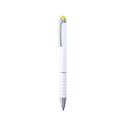 Totalcadeau Stylo en aluminium à plaque tournante avec stylet tactile à bille encre bleu Couleur - Vert pas cher pas cher