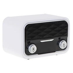 Acheter Radio Bluetooth, Tuner FM,Lecture MP3, Port USB et carte SD, Sans Fil, Portable, , Blanc, Adler, AD1185