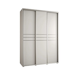 Abiks Meble Armoire Davos 10 À Portes Coulissantes 235,2/180/60 3 Portes