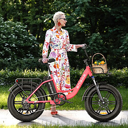 Avis ENGWE L20 Step-Thru Vélo électrique 250 W 48 V 13 Ah Autonomie 120 km Max 25 km/h - Rouge Clair