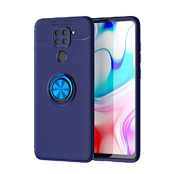 Coque en TPU avec béquille bleu pour votre Xiaomi Redmi Note 9/Redmi 10X 4G