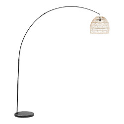 Beliani Lampadaire GUAVIARE Rotin Beige sable