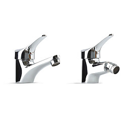 Kiamami Valentina SET DE ROBINETTERIE 2 PIÈCES POUR LAVABO ET BIDET | CEMBRA